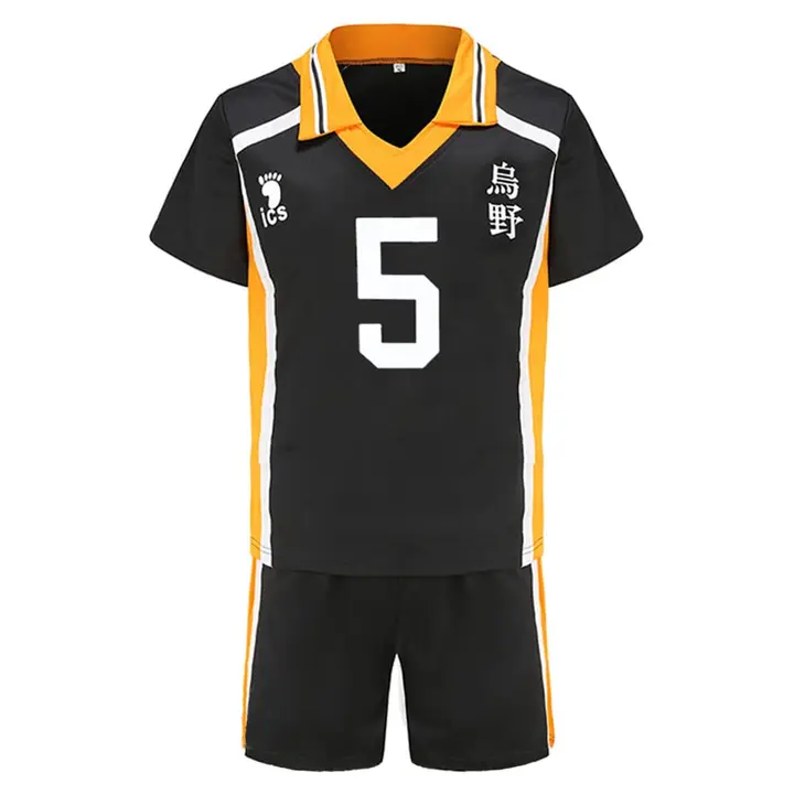 Zhongkaihua — Cosplay Hinata Shoyo - Disfraz completo de anime Karasuno High Uniforme Sportswear, Ha