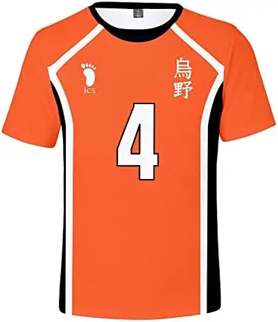 Camiseta Cosplay Haikyuu Karasuno Nº4 Karasuno