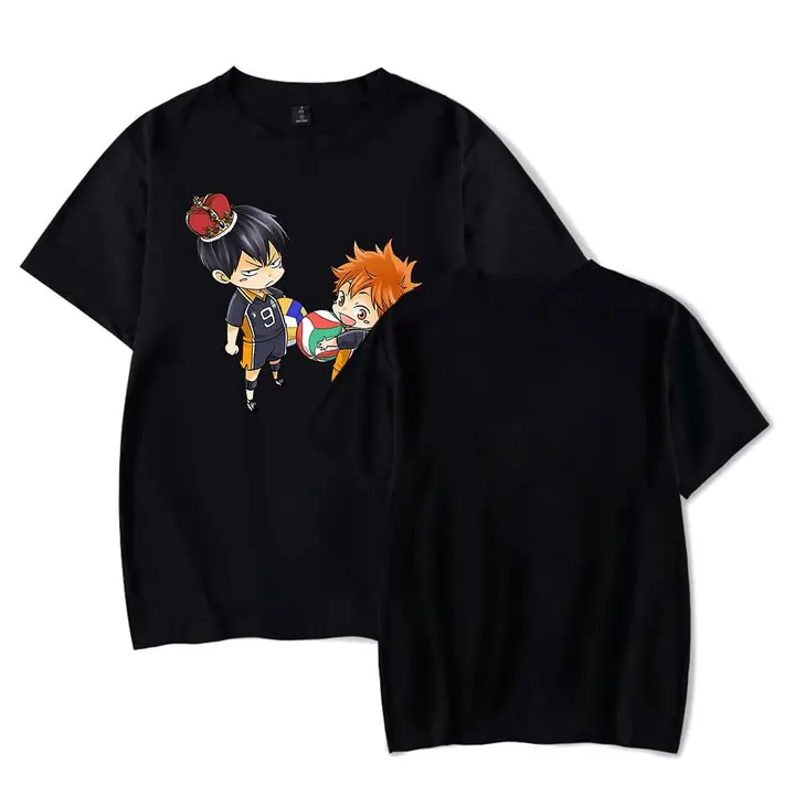 LKY STAR — Anime Camisetas para Hombres Mujeres T-Shirt Hinata Shoyo Tobio Kageyama Cosplay Tees