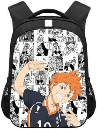 Mochila Escolar Haikyuu Hinata Shoyo Collage Manga