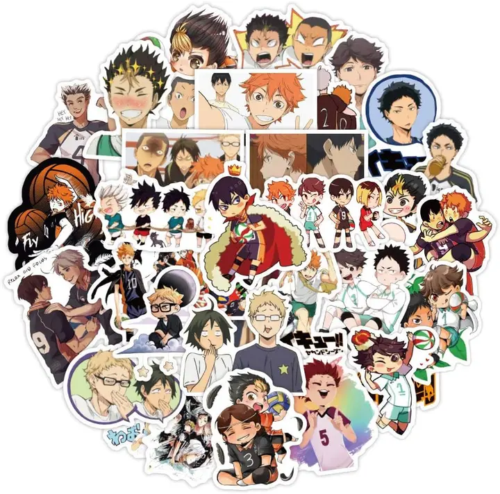 Pack de Pegatinas Haikyuu (100 uds) — Tacomexi