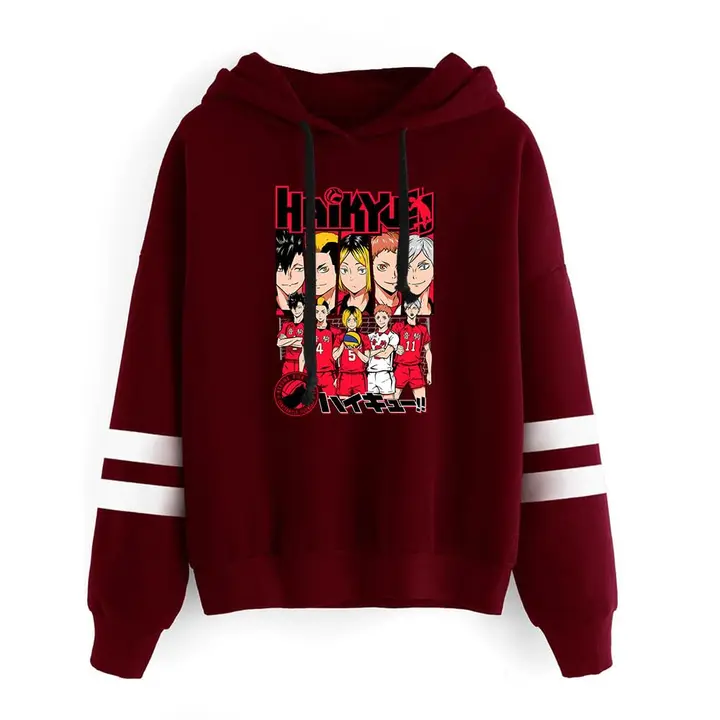 LKY STAR — Merch Sudaderas con Capucha Impresión Sweatshirt Langarm para Niños Niñas Hinata Shoyo Hi