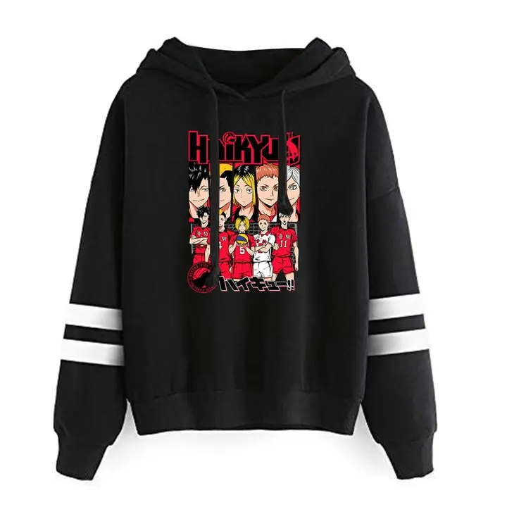 LKY STAR — Merch Sudaderas con Capucha Impresión Sweatshirt Langarm para Niños Niñas Hinata Shoyo Hi