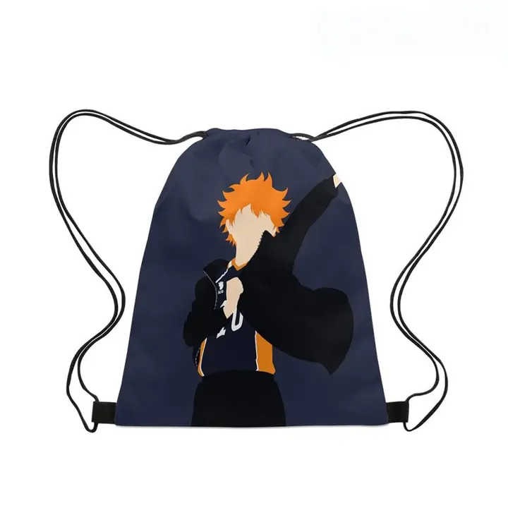 Roffatide — Anime Bolsa de la cuerda Oxford Drawstring Backpack Bolsa de la cuerda Sports Basketball