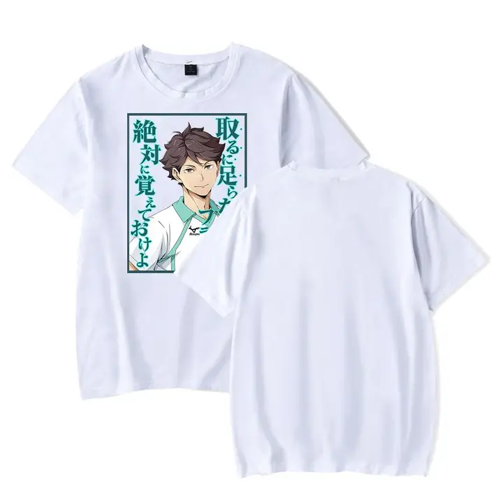LKY STAR — Anime Camisetas para Hombres Mujeres T-Shirt Hinata Shoyo Tobio Kageyama Cosplay Tees