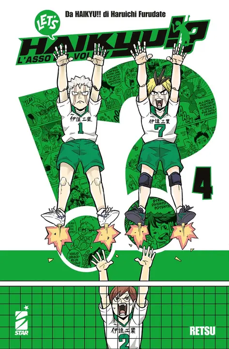 Manga Haikyuu Vol.4 en Italiano