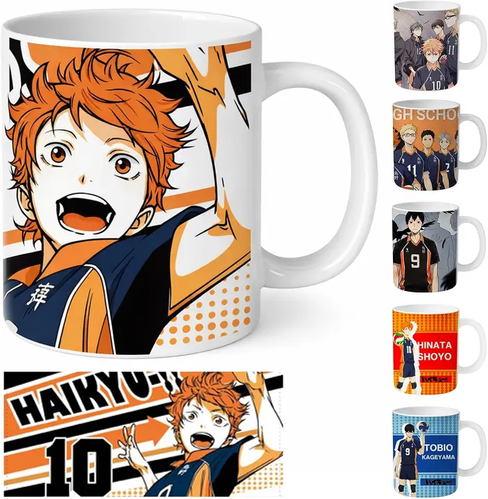Taza Haikyuu Hinata Shoyo 400ml