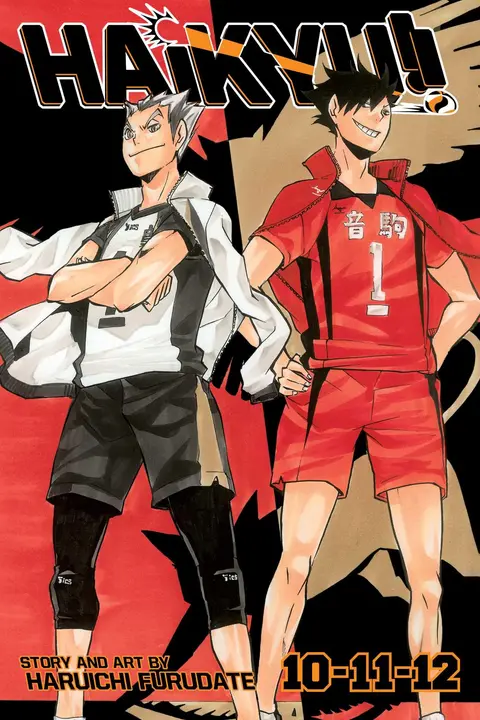 Pack Manga Haikyuu Tomos 10-12 en Inglés