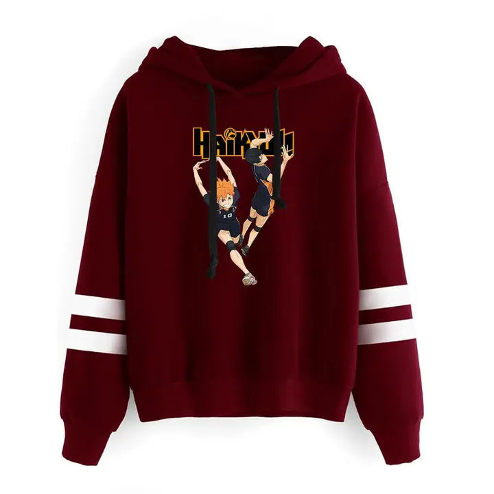 LKY STAR — Merch Sudaderas con Capucha Impresión Sweatshirt Langarm para Niños Niñas Hinata Shoyo Hi