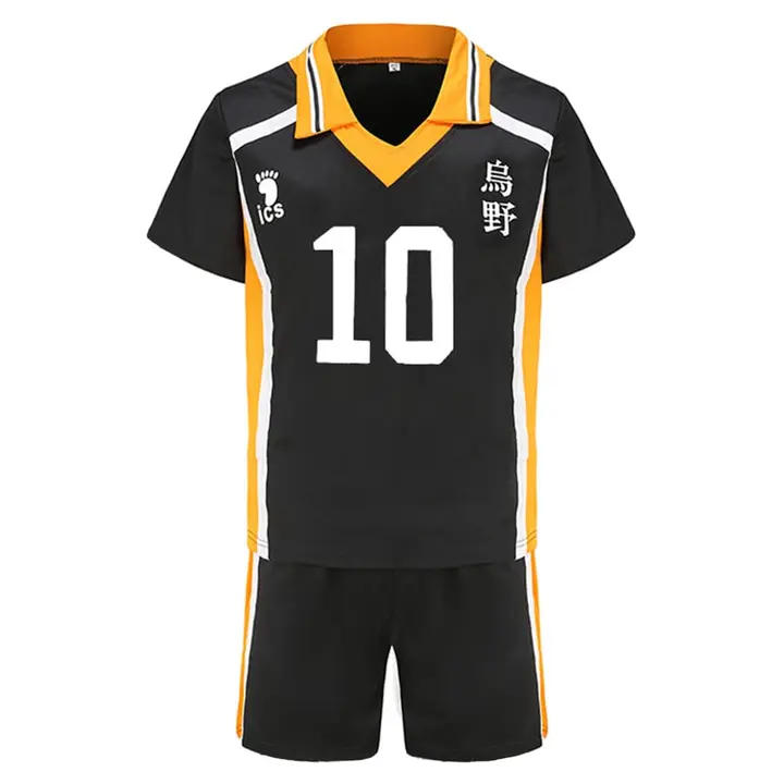 Zhongkaihua — Cosplay Hinata Shoyo - Disfraz completo de anime Karasuno High Uniforme Sportswear, Ha