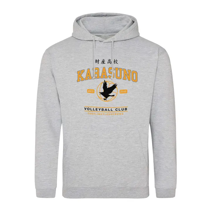 B&S Boutique — Property Of Karasuno High School Sudadera Con Capucha Gris Unisex Size S