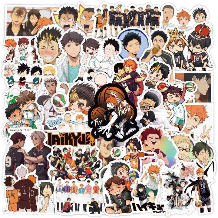 Pack de Pegatinas Haikyuu (100 uds) — Modou
