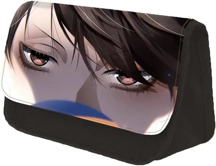 Estuche Escolar Haikyuu Primer Plano Ojos Castaños