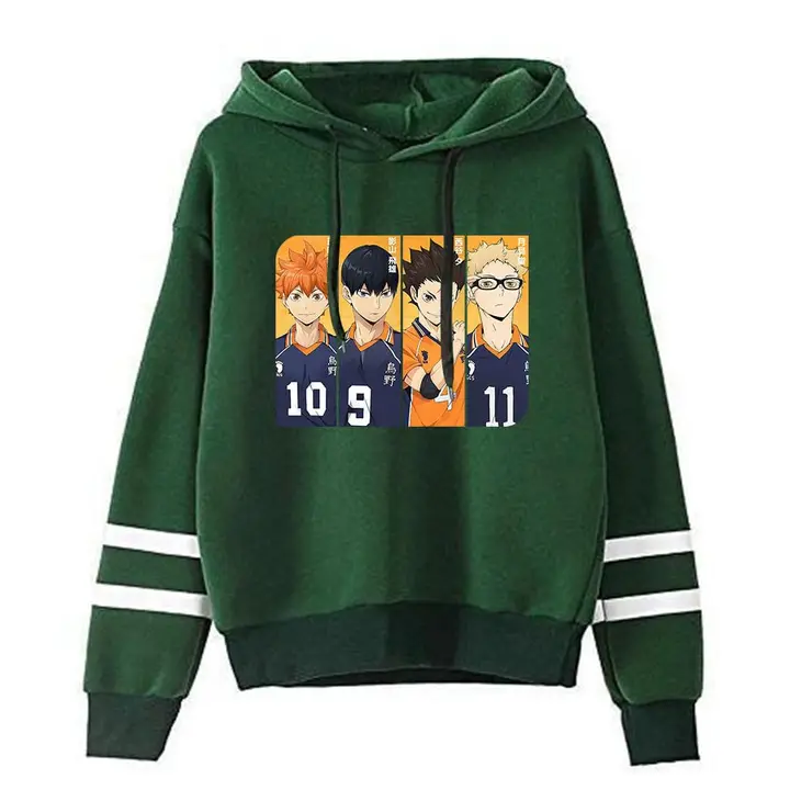 LKY STAR — Merch Sudaderas con Capucha Impresión Sweatshirt Langarm para Niños Niñas Hinata Shoyo Hi