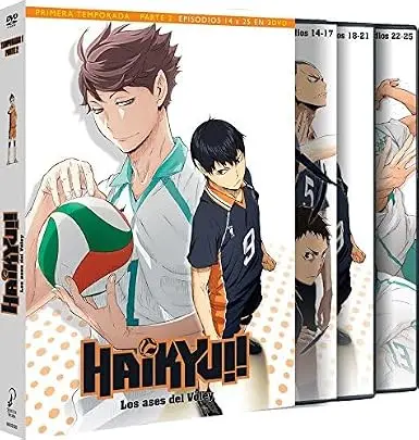 Haikyuu Los Ases del Vóley Temporada 1 Parte 2 [DVD]
