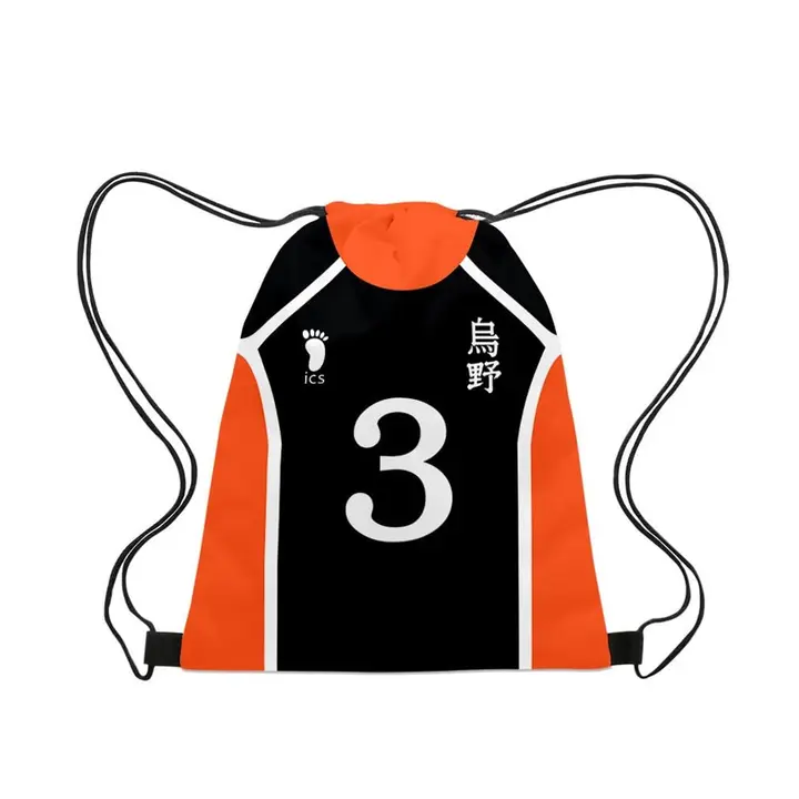 Roffatide — Anime Bolsa de la cuerda Oxford Drawstring Backpack Bolsa de la cuerda Sports Basketball