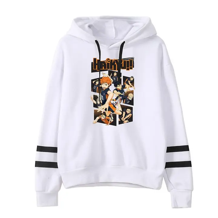 LKY STAR — Merch Sudaderas con Capucha Impresión Sweatshirt Langarm para Niños Niñas Hinata Shoyo Hi