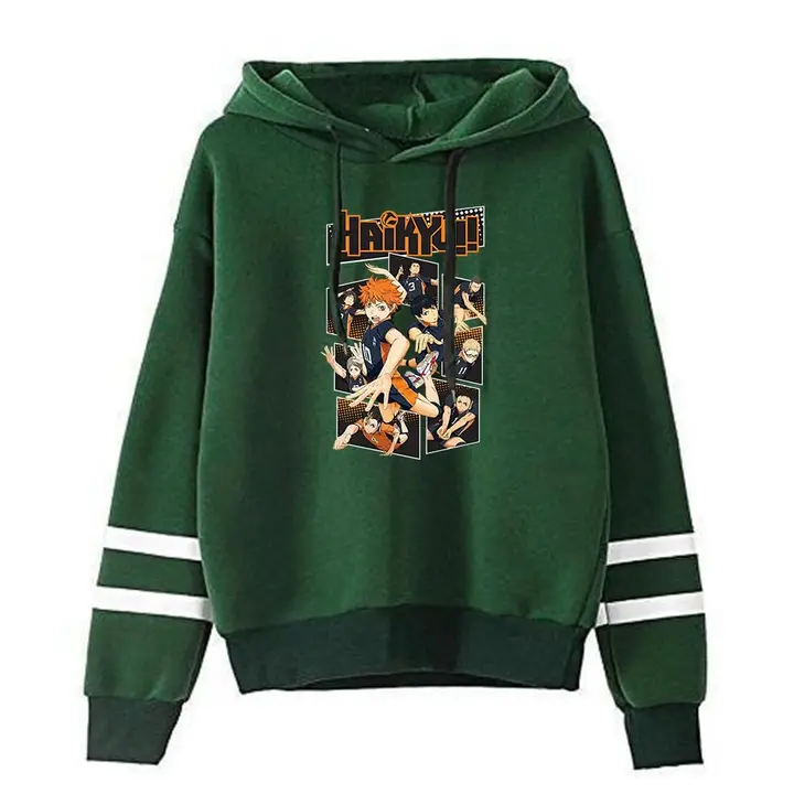 LKY STAR — Merch Sudaderas con Capucha Impresión Sweatshirt Langarm para Niños Niñas Hinata Shoyo Hi