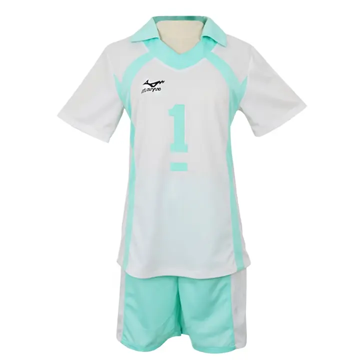 Zhongkaihua — Disfraz de cosplay de Haikyuu, sudadera casual de manga corta, uniforme escolar, ropa 